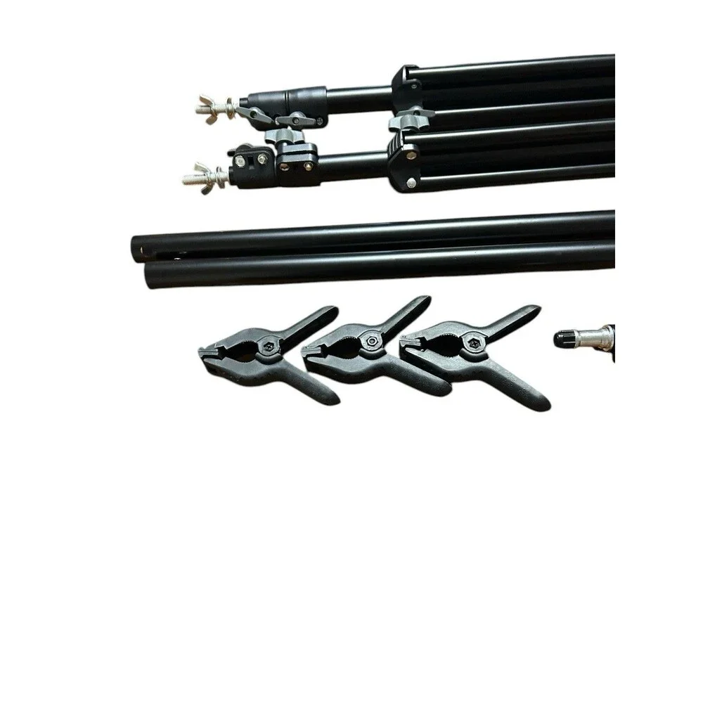 Julius Studio Photography Lighting Stands/Tripods. Set‎ Of 3 Adjustable & Case